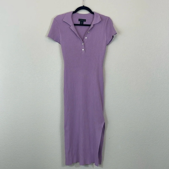 House of Harlow 1960 Dresses & Skirts - House of Harlow lavender ribbed knit maxi body con dress size small